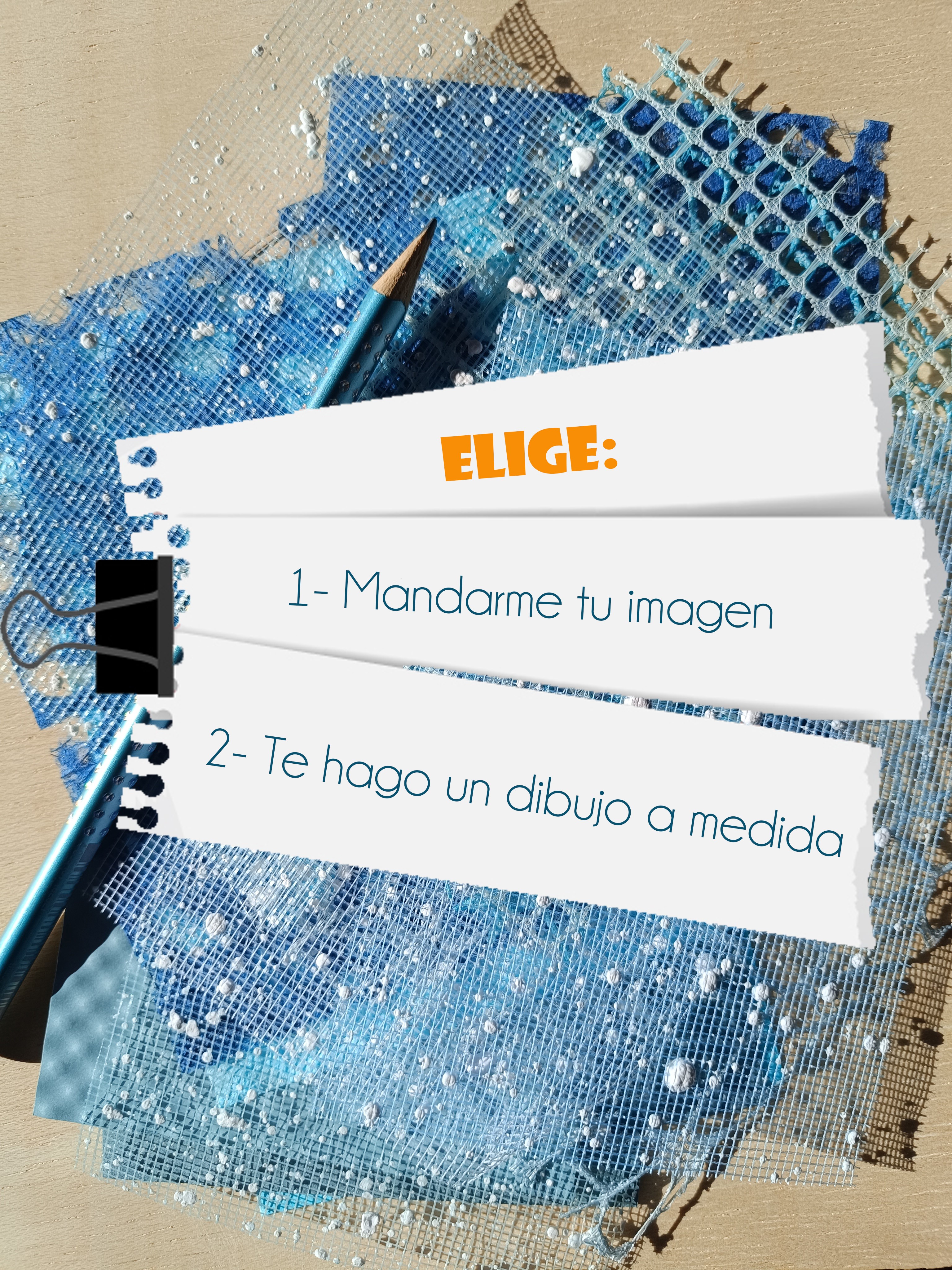 Foto con texto para elegir el tipo de personalización de productos que quieres.